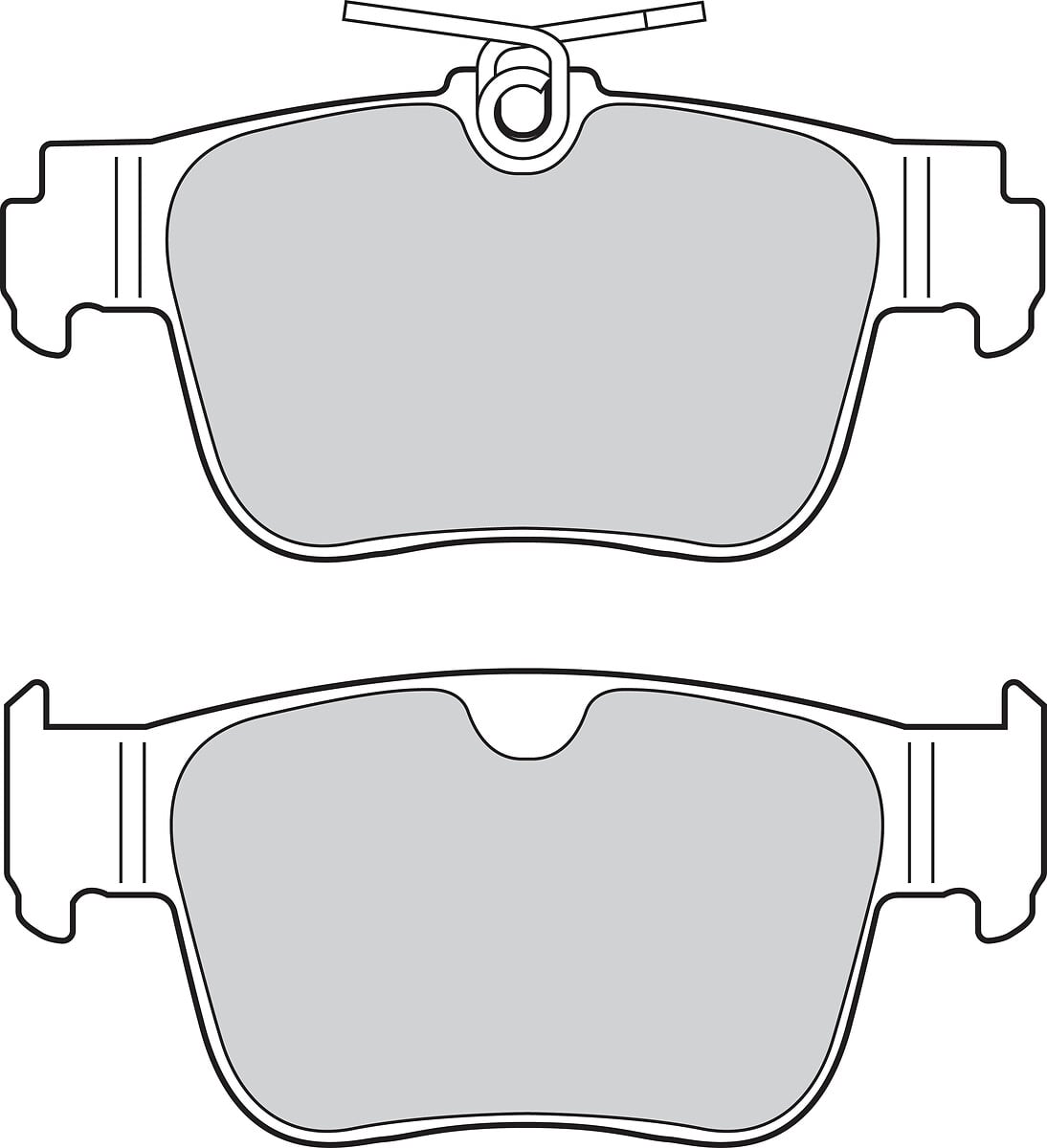 Jeu de 4 plaquettes de frein VALEO ref. 302784